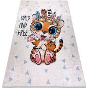 Tapis Rugsx Tapis lavable BAMBINO 1960 Tigre, Indien pour 120x170 cm