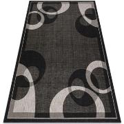 Tapis Rugsx TAPIS EN CORDE SIZAL FLOORLUX 20078 NOIR 80x150 cm