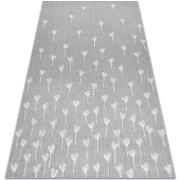 Tapis Rugsx Tapis EN CORDE SIZAL FLAT 48779/637 Fleurettes 140x200 cm