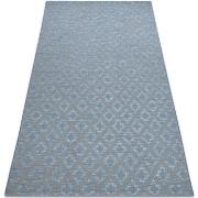 Tapis Rugsx Tapis SIZAL FORT 36215535 bleu diamants 200x290 cm