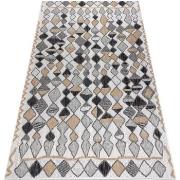 Tapis Rugsx Tapis SIZAL COOPER Diamants, Zigzag 22217 écru 140x190 cm