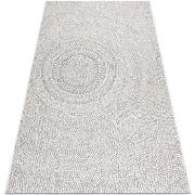 Tapis Rugsx Tapis SIZAL FLAT 48832367 Cercles, points crème 80x150 cm