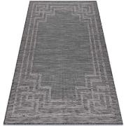 Tapis Rugsx Tapis SIZAL PATIO 3071 Grec cadre tissé 155x220 cm