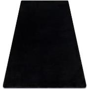 Tapis Rugsx Tapis POSH Shaggy noir très épais, en 80x150 cm