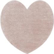 Tapis Rugsx Tapis SHAPE 3105 Shaggy Cœur - rose 80x80 cm