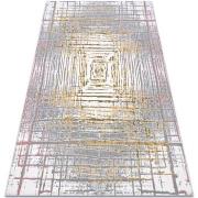 Tapis Rugsx Tapis ACRYLIQUE USKUP Abstraction 353 ivoire / 80x300 cm