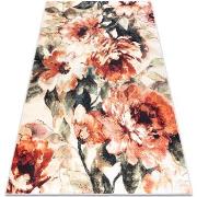 Tapis Rugsx Tapis ANTIKA 24 tek, fleurs, feuilles moderne, 120x170 cm