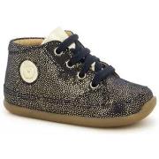 Boots enfant Shoo Pom CUPY ZIP LACE NAVY GOLD