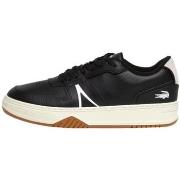 Baskets basses Lacoste Baskets homme en cuir Ref 58244 454 Noir/Beige