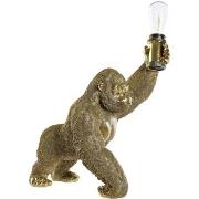 Lampes à poser Item International Lampe à poser gorille doré 48 cm
