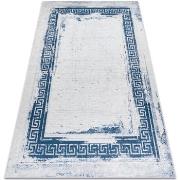 Tapis Rugsx Tapis lavable ANDRE 1213 Grec vintage antidérapan 80x150 c...