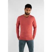 Pull Hollyghost Pull rouge vintage touch cashemere avec col V