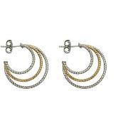 Boucles oreilles Orusbijoux Boucles D'oreilles En Argent Trois Anneaux...