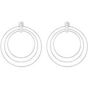 Boucles oreilles Orusbijoux Boucles D'oreilles Argent Rhodié Cercles D...