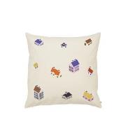 Décorations de noël Broste Copenhagen CUSHION COVER 'HOUSE' COTTON