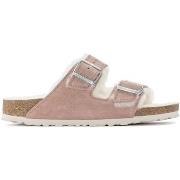 Sandales BIRKENSTOCK Arizona Shearling 1023258 Narrow - Pink Clay