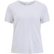 Sweat-shirt Vila Modala O Neck T-Shirt - Optical Snow