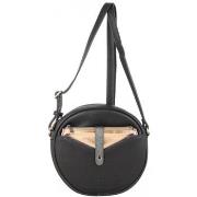 Sac Bandouliere Patrick Blanc Petit sac rond Lisa noir et métallisé