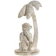 Statuettes et figurines Item International Statuette Singe et Palmier