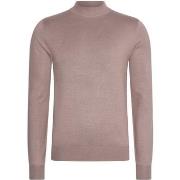 Sweat-shirt Mario Russo Turtle Neck Trui Deep Taupe