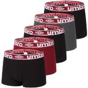 Boxers Umbro Lot de 5 Boxers coton homme Uni