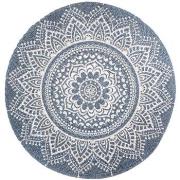 Tapis Signes Grimalt Tapis Mandala 90 cm - Gris Bleu