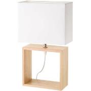 Lampes à poser Unimasa Lampe de table carré esprit scandinave