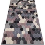 Tapis Rugsx Tapis HEOS 78537 gris / rose / 160x220 cm