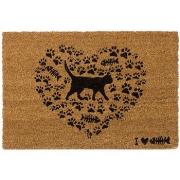 Tapis Unimasa Tapis d'entrée LOVE CATS 60 cm