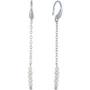 Boucles oreilles Mademoiselle Jolie Paris GABRIELLE chainettes Argente...