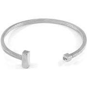 Bracelets Anchor &amp; Crew Midi-Bracelet Jonc Faris Carré Argent De W...