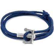 Bracelets Anchor &amp; Crew Bracelet Ancre Union Argent Et Corde