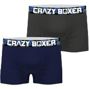 Boxers Crazy Boxer CRAZYBOXER 2 Boxers Homme Bio BCBCX2 UNI2