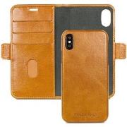 Housse portable Dbramante1928 Lynge Leather Wallet iPhone X / XS Tan