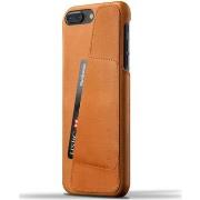 Housse portable Mujjo Leather Wallet Case iPhone 7 Plus Tan