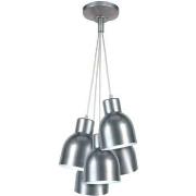 Lustres, suspensions et plafonniers Tosel Lustre grappe métal aluminiu...