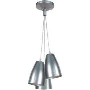 Lustres, suspensions et plafonniers Tosel Lustre grappe métal aluminiu...