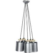 Lustres, suspensions et plafonniers Tosel Lustre grappe métal aluminiu...