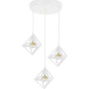 Lustres, suspensions et plafonniers Tosel Lustre grappe métal aluminiu...