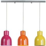 Lustres, suspensions et plafonniers Tosel Lustre bar métal aluminiumet...