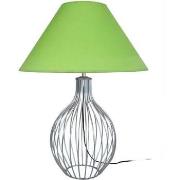 Lampes de bureau Tosel Lampe de salon filaire métal aluminiumet vert