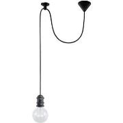 Lustres, suspensions et plafonniers Tosel Suspension ampoule métal ant...