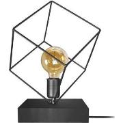 Lampes de bureau Tosel Lampe a poser géométrique métal anthracite