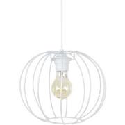 Lustres, suspensions et plafonniers Tosel Suspension globe métal blanc