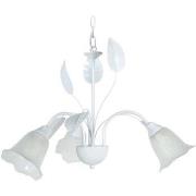 Lustres, suspensions et plafonniers Tosel Lustre multi bras métal blan...