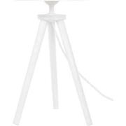 Lampes de bureau Tosel Lampe de chevet trépied bois blanc