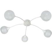 Lustres, suspensions et plafonniers Tosel Lustre multi bras métal blan...