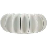 Appliques Tosel Applique demi cylindrique métal blanc d'ivoire