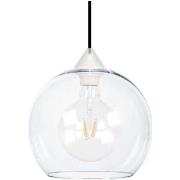 Lustres, suspensions et plafonniers Tosel Suspension globe verre blanc...