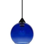 Lustres, suspensions et plafonniers Tosel Suspension globe verre bleu